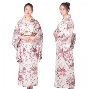 Hot summer women kimono national stage performance cherry blossom performance photo portrait costume red and kim