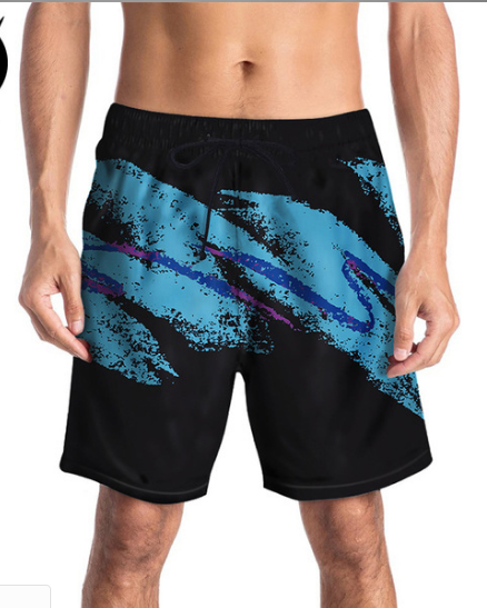 Leisure Beach Trousers New 3D Graffiti Printed Trousers Leisure 
