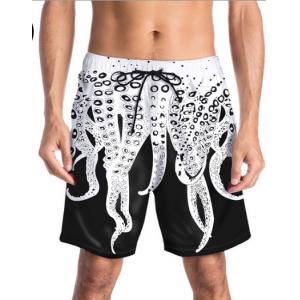 Octopus 3D Printed Swimming Trousers Large Beach Pants Summer 