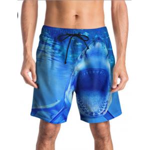 New Summer Leisure Trousers 3D Printed Shark Swimming Trousers