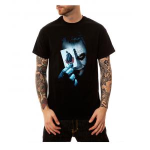 Blockbuster Trendy Poker Clown Printed Large Fat Man’s T-shirt