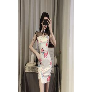 Sexy Cheongsam Tight-fitting Bottom-wrapped Banquet Dresses 
