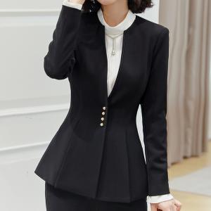 New Collar Suit for Women’s Fashion Professional Suit