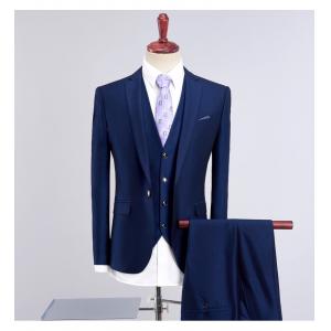 Suit suit men’s business suit slim work suit groom bridegroom wedding three piece set