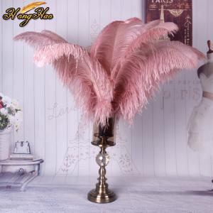 Dyeing big ostrich feather table lamp home decoration clothing store decoration wedding feather
