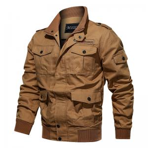 Men's jacket casual coat pure cotton industrial Dress Large Men's wear